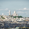 Distant view of Sacré-Cœur Basilica